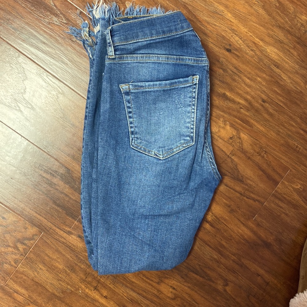 Free People Blue Denim Jeans - Picture 5 of 6